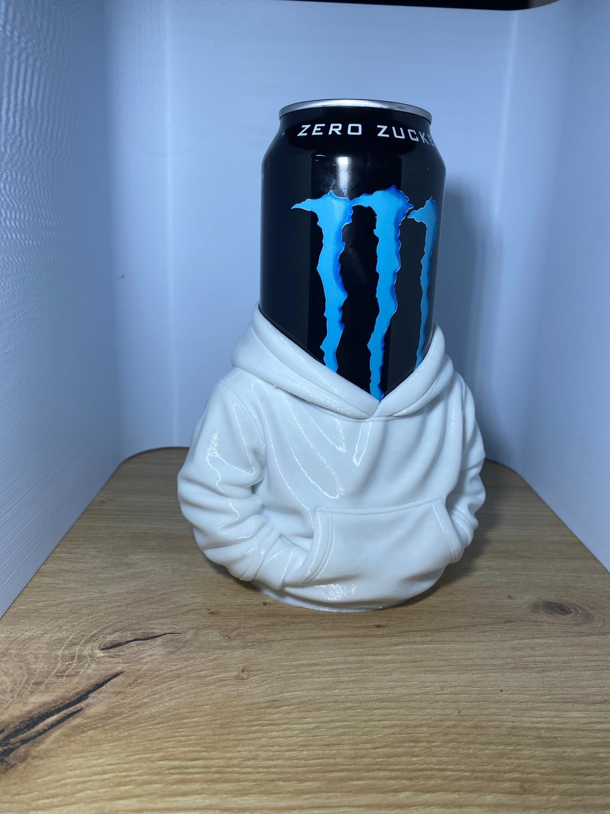 3D‑gedruckter Hoodie‑Behälter mit Dose